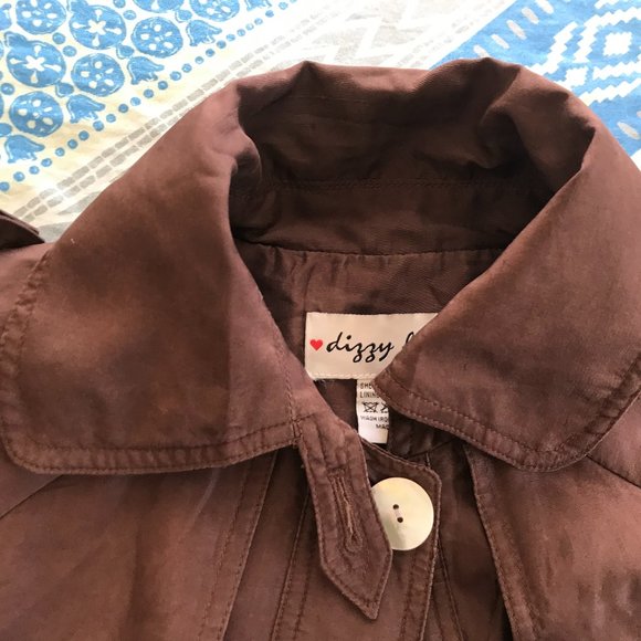 Dizzy Lizzy - Brown Light Spring/Summer Jacket - women - small - Picture 4 of 5